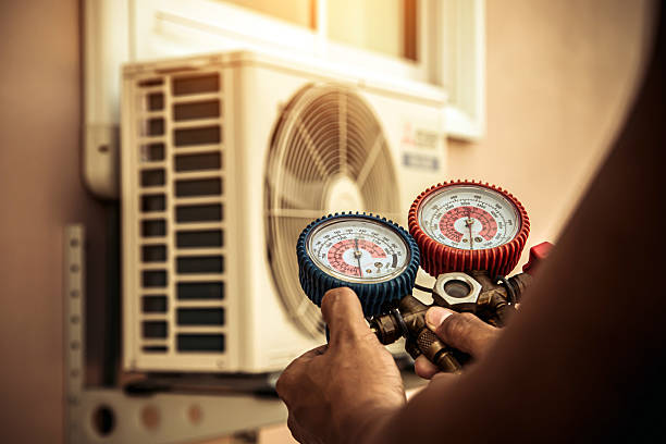 Professional Hvac technician working in Delano, PA